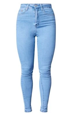 PRETTYLITTLETHING Light Wash Skinny 5 Pocket Jeans -Modern Wear Boutique 08204f5449869e4e377c60c3c92cb48a3f004d9d cmd9846 5