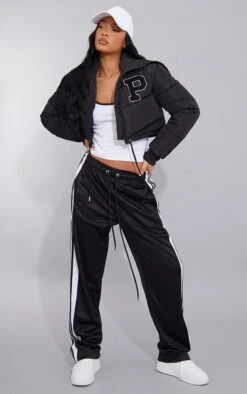 Black Oversized Collar Slogan Front Puffer Jacket 7 Black Oversized Collar Slogan Front Puffer Jacket -Modern Wear Boutique 0b228e0f1c6a0fcb30eea939e118ac848ac00e0e cnd2001 3