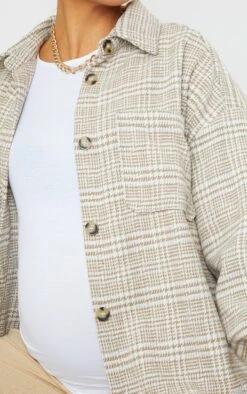 Maternity Camel Dogtooth Brushed Check Shacket 10 Maternity Camel Dogtooth Brushed Check Shacket -Modern Wear Boutique 0f960fc74d904ccb9a2db4d76ab84ea7c8d39c57 cmq2119 4