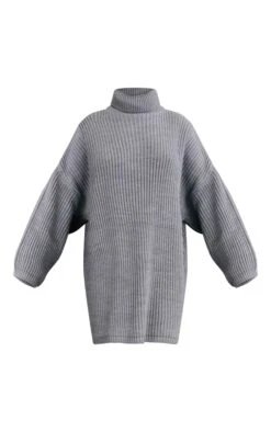 Grey Knit Roll Neck Jumper Dress -Modern Wear Boutique 10681fe8f7b39f91736195afaea18dee7313bbff cnc0966 5