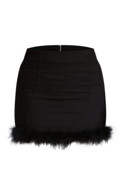 Black Feather Trim Denim Mini Skirt 11 Black Feather Trim Denim Mini Skirt -Modern Wear Boutique 15622c49bbfcab761ea66842c6d8ed7602768338 cna7279 6