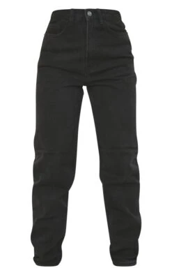 PRETTYLITTLETHING Black Mom Jeans -Modern Wear Boutique 15b6b572d6f1df0616d8d64f6cb9659dd425b5a5 cly9252 5