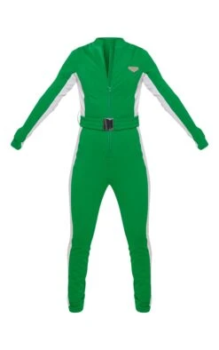 PRETTYLITTLETHING SKI Green And White Belted Fitted Scuba Suit -Modern Wear Boutique 169b9a750bc8db618e2cdbec8582a99a184961c3 cna8994 5