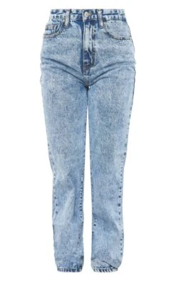 Mid Blue Acid Wash High Waist Straight Leg Jeans -Modern Wear Boutique 194bcffa224592055ccee7c06f3ab4861ecbe69a cmk8864 5