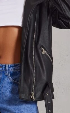 Black Faux Leather Longline Belted Biker Jacket -Modern Wear Boutique 1d694d3623a71c649a1a6a3774cdd64cb46a845e cmo5345 4