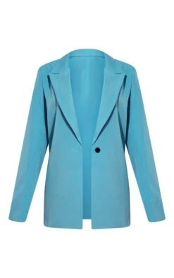 Blue Oversized Drapey Button Detail Blazer -Modern Wear Boutique 2102c07be3190f4e90316443272abacf2a6d4e89 cmz1731 5