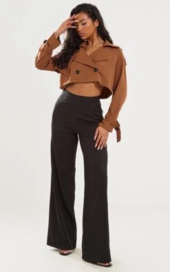 Camel Cropped Woven Trench Coat -Modern Wear Boutique 233fabe9abd265960b55e8518a19bd3ad84493e6 cnd3360 3