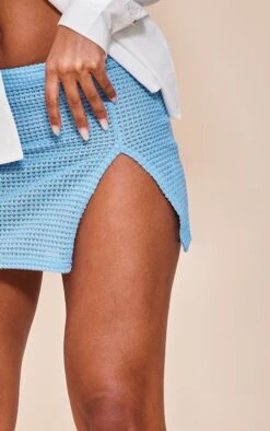 Blue Crochet Rib Split Hem Micro Mini Skirt 10 Blue Crochet Rib Split Hem Micro Mini Skirt -Modern Wear Boutique 237296b7f361d57c3596d44e73399bbb5cd507da cnd6716 5