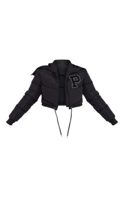 Black Oversized Collar Slogan Front Puffer Jacket 9 Black Oversized Collar Slogan Front Puffer Jacket -Modern Wear Boutique 23adf430bb679e1b18064e1abe1a5174bfd9816c cnd2001 5