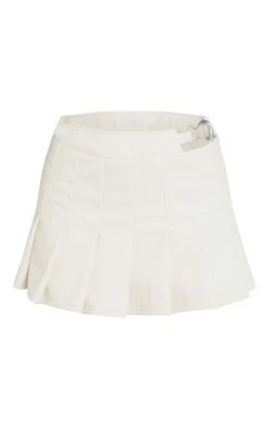 Cream Faux Leather Buckle Pleated Micro Mini Skirt 11 Cream Faux Leather Buckle Pleated Micro Mini Skirt -Modern Wear Boutique 249d4052331069d9e8837d767055fd93244b101d cna7167 6