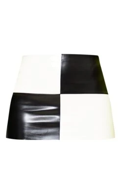 Monochrome Checkerboard PU Mini Skirt -Modern Wear Boutique 2848f7318e1e6f008c87bfedc12c0d261dc55a27 cmz5748 6