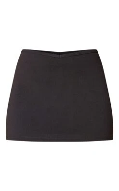 Black Stretch Woven V Front Low Rise Extreme Micro Mini Skirt -Modern Wear Boutique 2c8c9e91598af7b59e5922eea11d39fcd1dca1f2 cmv8580 6
