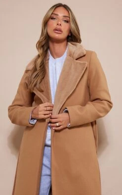 Camel Faux Fur Collar Wool Look Belted Coat 8 Camel Faux Fur Collar Wool Look Belted Coat -Modern Wear Boutique 2dd7fec7a7a9f86b8b9fc9878f25e7add4ba0c58 cnd3375 4