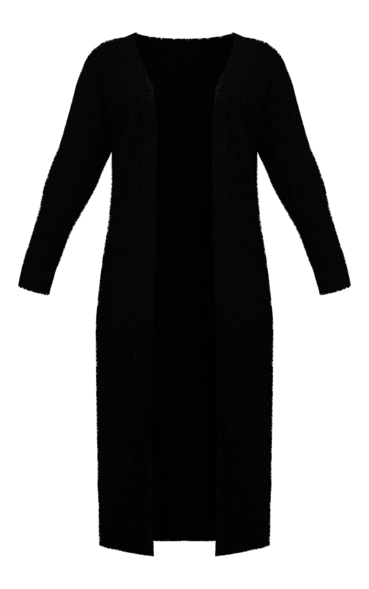 Black Bobble Knit Maxi Cardigan 5 Black Bobble Knit Maxi Cardigan - Image 5
