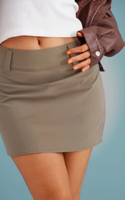 Khaki Woven High Waisted Belt Loop Detail Mini Skirt 10 Khaki Woven High Waisted Belt Loop Detail Mini Skirt -Modern Wear Boutique 345cc84436c8cf9e5c214603534fb5363ee792c7 cnd1097 5