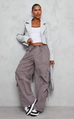 Light Grey Basic Faux Leather Biker Jacket -Modern Wear Boutique 37864f69bd939e09c292c9a8a755c852388b8ff0 cnd2002 3