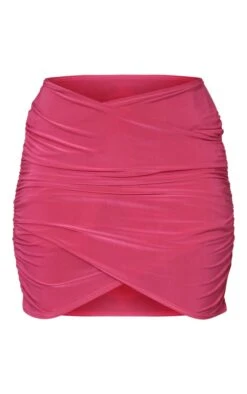 Bright Pink Slinky Ruched Wrap Over Mini Skirt 11 Bright Pink Slinky Ruched Wrap Over Mini Skirt -Modern Wear Boutique 399e0b340d908173de7fdcc1cac2686b8a8d2dee cnb6246 6