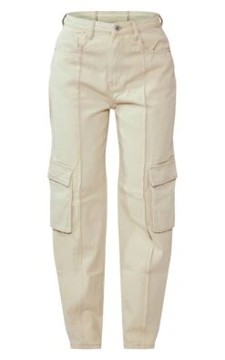 Sand Cargo Pocket Detail Baggy Boyfriend Jeans -Modern Wear Boutique 4607b23508cdb26f211a396d0f1a699d05f6a725 cmv3698 5