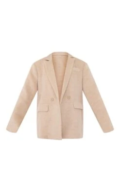 Beige Textured Wool Look Oversized Blazer -Modern Wear Boutique 463452e3bfca7a37c0bedc5abd46df18cebcee88 cmz3406 5