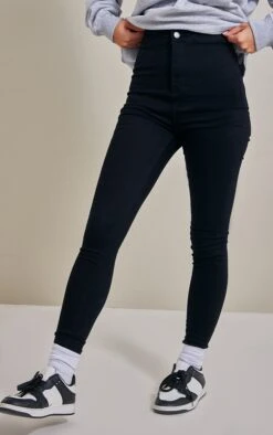 PRETTYLITTLETHING L32 Intense Black Skinny Disco Jeans -Modern Wear Boutique 480b82f55323374b3774c3a67e5e7a7b7eef7463 cmz1181 2