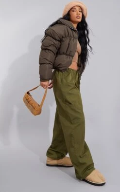 Khaki Oversized Bubble Puffer -Modern Wear Boutique 49956b41cec7f65c98d4293c172562a39f83e82e cnc8991 3