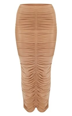 Camel Slinky Ruched Front Detail Maxi Skirt 9 Camel Slinky Ruched Front Detail Maxi Skirt -Modern Wear Boutique 4aac0ac238d49c3d3326ba17fe5de46a092aaa5b cnc5304 5