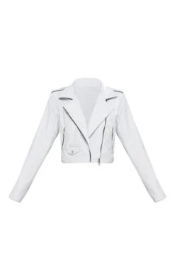 Light Grey Basic Faux Leather Biker Jacket -Modern Wear Boutique 4ad4ec883df8857c9f895edac0697c99633529a7 cnd2002 5