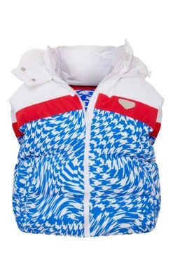 PRETTYLITTLETHING SKI Blue And White Faux Fur Dogtooth Hooded Gilet 9 PRETTYLITTLETHING SKI Blue And White Faux Fur Dogtooth Hooded Gilet -Modern Wear Boutique 4bf08b085f0a1a2bed7940228ae2130b767947c3 cna9000 5
