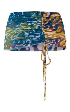 Blue Leopard Printed Mesh Ruched Mini Skirt -Modern Wear Boutique 50ec6528b98ad01d60c14b505ee768bf183bd856 cna7037 6