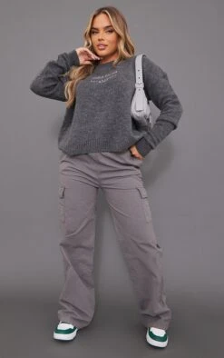 Charcoal Philadelphia Oversized Knitted Jumper -Modern Wear Boutique 53350a84a13677a9cdbe0410d57b790b1af83058 cna6609 3