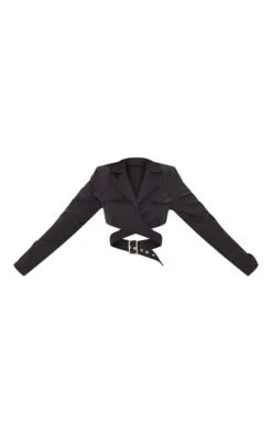 Black Belt Detail Wrap Over Cropped Blazer -Modern Wear Boutique 53f4efb62d4b547b95656dcea4c40051d3136df0 cnd3355 5