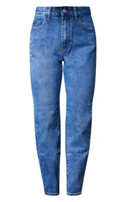 PRETTYLITTLETHING L30 Mid Blue Wash Mom Jeans -Modern Wear Boutique 56988fc5e845b2b1304cdc248b2d2056d6868010 cly9253 5