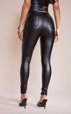 Coated Black Disco Skinny Jeans -Modern Wear Boutique 60d1f7b77769aa2ea45969a3dfd27ac117f35ea6 cmb9655 3
