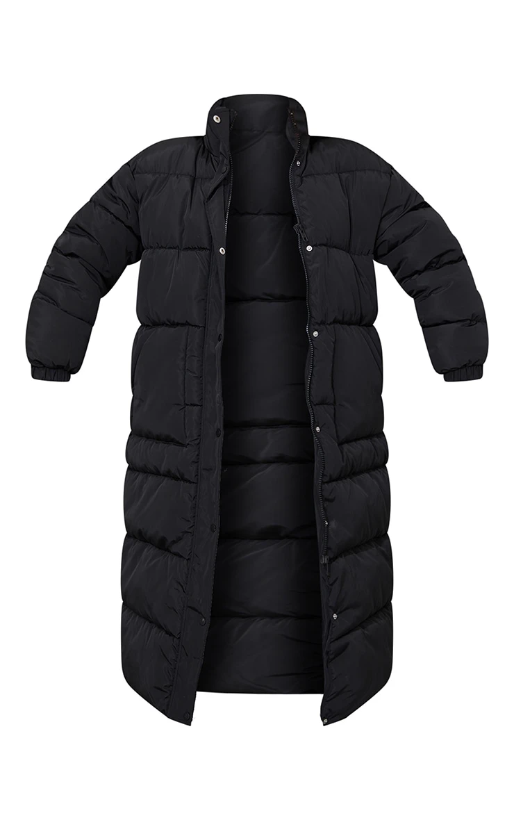 Tall Black Long Puffer Coat 6 Tall Black Long Puffer Coat - Image 6