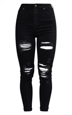 PRETTYLITTLETHING Black Ripped 5 Pocket Skinny Jeans 11 PRETTYLITTLETHING Black Ripped 5 Pocket Skinny Jeans -Modern Wear Boutique 69ac3a0b4743ee25bebb1dcc832df5a43b3ddf95 cmd9877 5