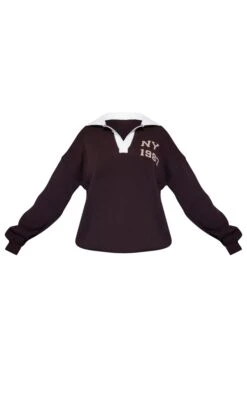 Chocolate Oversized Collared Knitted NY Jacquard Jumper -Modern Wear Boutique 69df58cf049f0f5c64bef5e10a8aae443e3b3a65 cnb9438 5