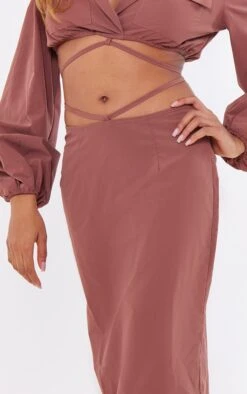 Brown Woven Tie Waist Midi Skirt 8 Brown Woven Tie Waist Midi Skirt -Modern Wear Boutique 6e814232fcffa10ffc0c69900856c2a67c7de947 cnd1461 4