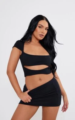 Black Brushed Rib Mid Rise Micro Mini Skirt 9 Black Brushed Rib Mid Rise Micro Mini Skirt -Modern Wear Boutique 71c7eebde7bd64444d1c15abd81e1e2bdbcacaa8 cnd4636 4