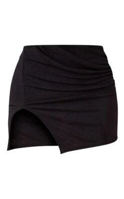 Black Acetate Slinky Split Mini Skirt -Modern Wear Boutique 729cb0b5969f67459ffb54c6725993ee15bed32d cmy0708 6