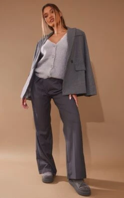 Grey Marl Super Fluffy Soft Knit Cardigan -Modern Wear Boutique 76201bac05ffc5e0925a1f73152e411dc4d2f283 cnb1426 3