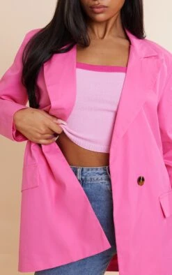 Pink Premium Cotton Double Breasted Flap Pocket Oversized Blazer 8 Pink Premium Cotton Double Breasted Flap Pocket Oversized Blazer -Modern Wear Boutique 76a891d562481b863733121b003c384854f5db65 cnd8050 4