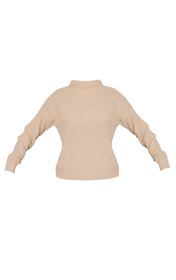 Stone High Neck Knit Jumper 6 Stone High Neck Knit Jumper - Image 6