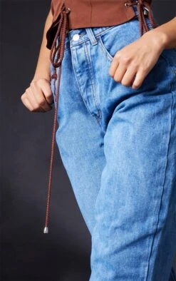 PRETTYLITTLETHING L30 Mid Blue Boyfriend Jeans -Modern Wear Boutique 7b52f0fbe3f9241ff3a8e2edc956bb8c54d11eac cmc4031 4