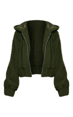 Dark Khaki Borg Hooded Zip Through Jacket -Modern Wear Boutique 7cbf7db779ff6cf03f2335779e18a4a9f5d226ea cnb9530 5