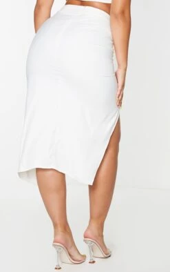 Cream Woven Ruched Detail Midi Skirt -Modern Wear Boutique 7ccee08d376bc7a03e408fcd9db07bdafb753782 cmn0373 3