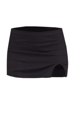 Black Stretch Woven Thigh Split Low Rise Extreme Micro Mini Skirt -Modern Wear Boutique 7ea16a3bf4501abf5374b2d3a4f6200af564a8d2 cmv8589 6