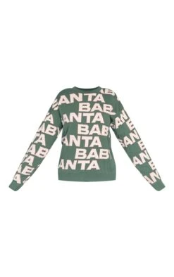 Forest Green Santa Baby Oversized Christmas Jumper -Modern Wear Boutique 8039676795c145c19096fe20a6d481faf2d9a96e cmy9671 5