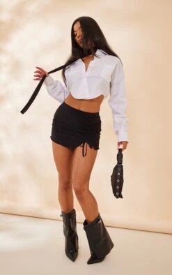 Black Slinky Ruched Front Lettuce Hem Mini Skirt 9 Black Slinky Ruched Front Lettuce Hem Mini Skirt -Modern Wear Boutique 80d931e2d5248f51fd0734a65f6a038133bd8075 cnd6637 4