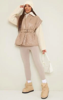 Taupe Belted Diamond Quilted Gilet 7 Taupe Belted Diamond Quilted Gilet -Modern Wear Boutique 837e65295149aa337738096a27836738c4aa071a cnc2770 3