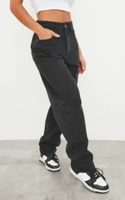 PRETTYLITTLETHING L30 Washed Black Boyfriend Jeans 8 PRETTYLITTLETHING L30 Washed Black Boyfriend Jeans -Modern Wear Boutique 84b4a35c62e1a4ccd7a03a41fab6b6357739b0bd cmc4029 2